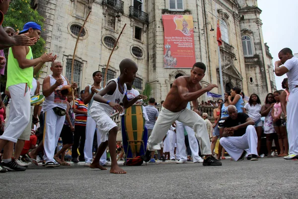 Presentación de capoeira en El Salvador — Foto de Stock