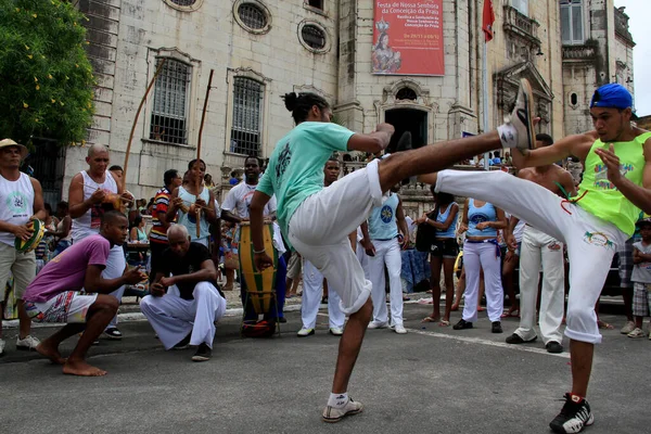 Capoeira apresentação em El Salvador — Fotografia de Stock