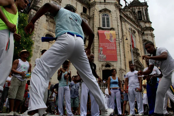 Capoeira apresentação em El Salvador — Fotografia de Stock
