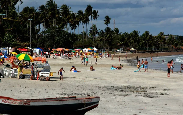 Strand i byen madre de deus – stockfoto