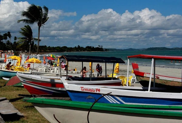 Playa en la ciudad de madre de deus — Foto de Stock