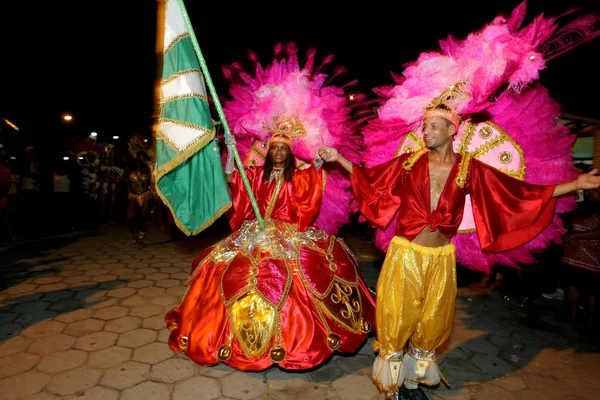 École de samba au carnaval dans les caravelas — Photo