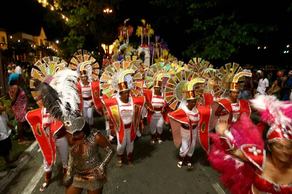 Scuola di samba al carnevale di ilheus — Foto Stock