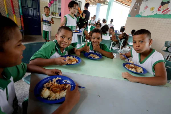 Makanan sekolah umum di bahia — Stok Foto