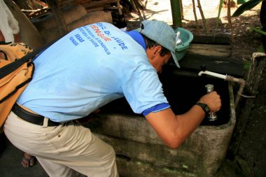 Aedes aegypti sivrisineğiyle savaşıyor.