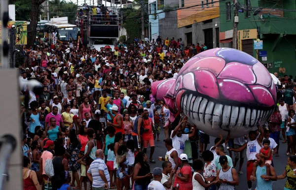 Fiesta de ballenas en itapua — Foto de Stock