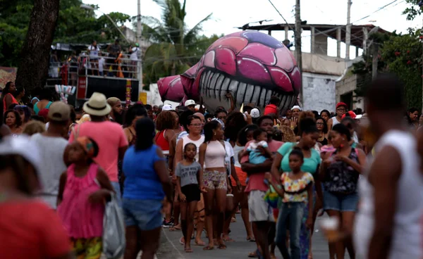 Festa de baleias em itapua — Fotografia de Stock