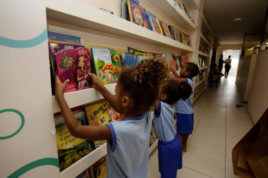 children in a social project nursery