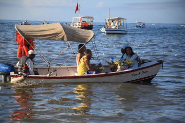 Salvador 'daki Yemanja onuruna parti