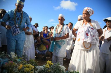 Salvador 'daki Yemanja onuruna parti