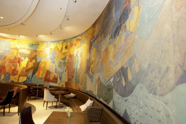 Dipinto di Genaro de carvalho allo shereton hotel di bahia — Foto Stock
