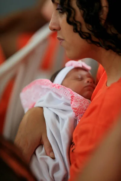 Salvador Bahia Brasil Julho 2016 Presa Presidio Feminina Salvador Prende — Fotografia de Stock