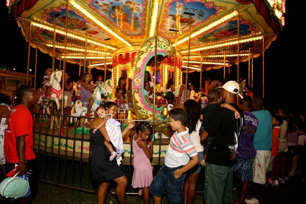 Ilheus Bahia Brazil December 20141 People Seen Amusement Park City — стоковое фото