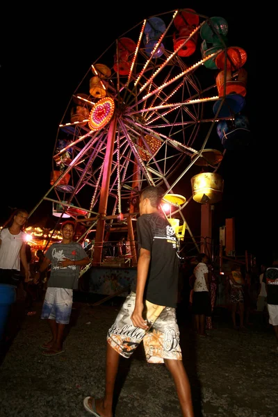 Ilheus Bahia Brazil December 20141 People Seen Amusement Park City — стоковое фото