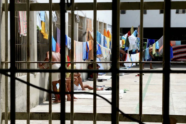 Teixeira Freitas Bahia Brasil Septiembre 2008 Los Detenidos Son Vistos — Foto de Stock