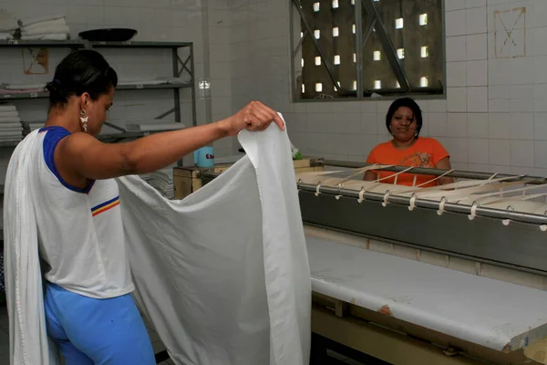 Teixeira Freitas Bahia Brasilien September 2008 Häftlinge Arbeiten Frauentrakt Des — Stockfoto