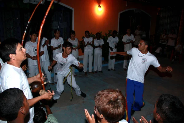 Prado Bahia Brazílie Října 2012 Skupina Capoeira Vidět Při Prezentaci — Stock fotografie