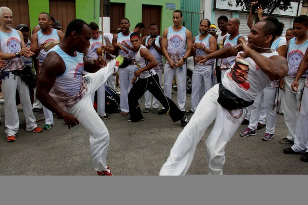Salvador Bahia Brazil December 2014 Roda Capoeira Ses Stadsdelen Comercio — Stockfoto
