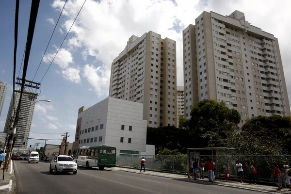 Salvador Bahia Brazil September 2016 View Residential Buildings Neighborhood Cabula — стоковое фото