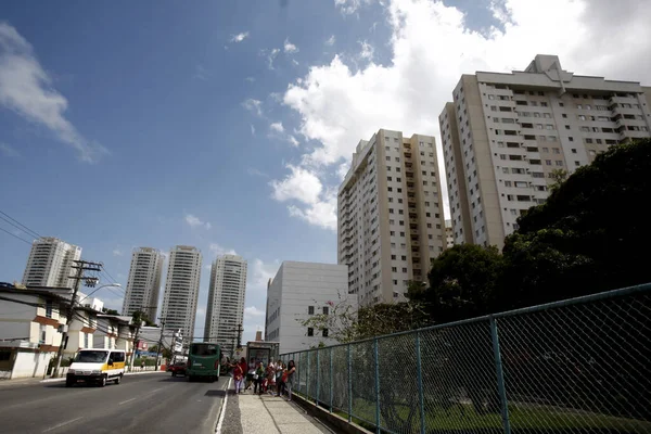 Salvador Bahia Brazil September 2016 View Residential Buildings Neighborhood Cabula — стоковое фото