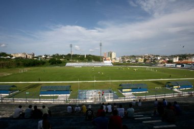 itabuna, Bahia / Brezilya - 5 Ocak 2012: Itabuna şehrindeki Estadio Luiz Viana Filho manzarası. Salonun 9.787 taraftar kapasitesi bulunuyor..