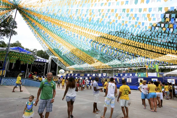 Cachoeira Bahia Brasilien Juni 2014 Dekorationsaufnahme Von Sao Joao Der — Stockfoto