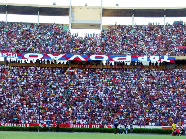 Salvador Bahia Brazil February 2006 Fans Bahia Team Seen Soccer — Stock Photo, Image