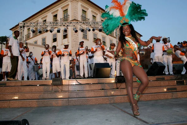 Salvador Bahia Brazilština Září 2006 Členové Samba Škol Bahia Bicí — Stock fotografie