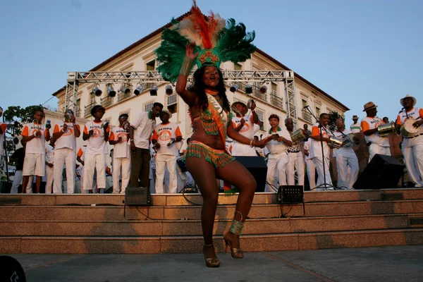 Salvador Bahia Brazilština Září 2006 Členové Samba Škol Bahia Bicí — Stock fotografie