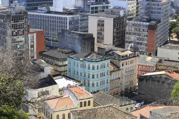 Salvador Bahia Brasil Junho 2019 Vista Aérea Edifícios Distrito Commerce — Fotografia de Stock