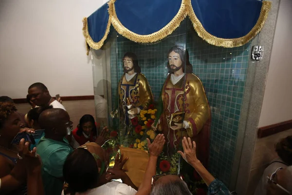 Salvador Bahia Brazil 2017 Szeptember Sao Cosme Bhakta Vége Sao — Stock Fotó