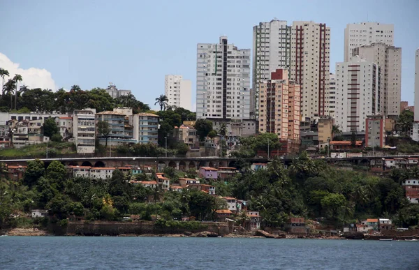 Salvador Bahia Brezilya Aralık 2013 Salvador Daki Contorno Mahallesini Görebileceğiniz — Stok fotoğraf