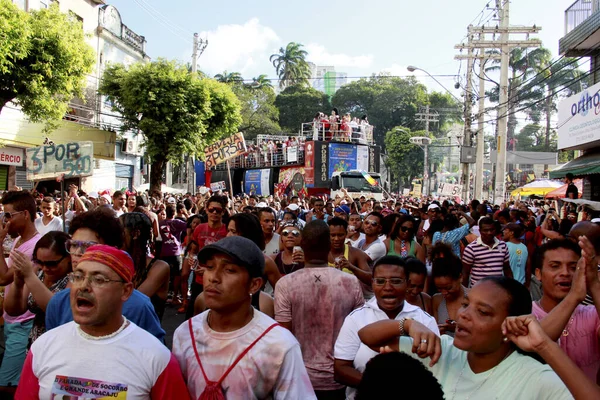 2013 Salvador Bahia Brazil September Supporters Gay Movement 살바도르의 그란데 — 스톡 사진