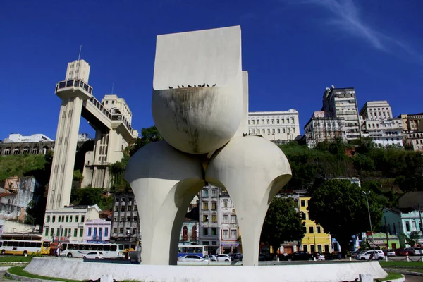 Salvador Bahia Brazil Października 2013 Pomnik Artysty Mario Cravo Źródła — Zdjęcie stockowe