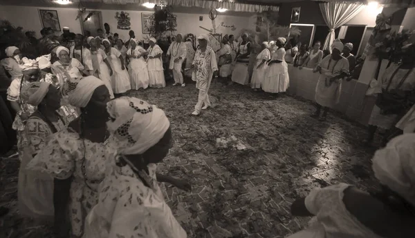 Simoes Filho Bahia Brazil Febbraio 2016 Sostenitori Del Candoble Vengono — Foto Stock