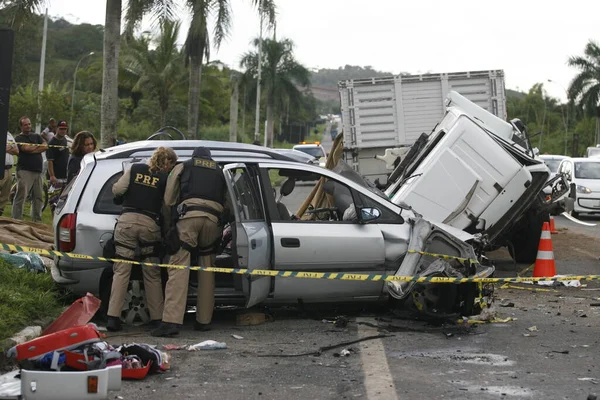 Candeias Bahia Brazil May 2016 Five People Died Accident Occurred — Stock Photo, Image