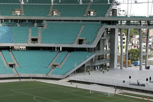 Salvador Bahia Brazilský Srpna 2013 Vnitřní Pohled Fotbalový Stadion Arena — Stock fotografie