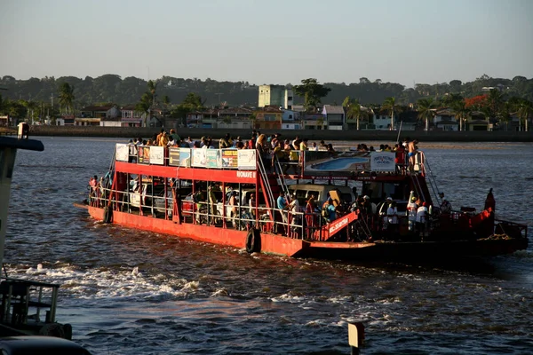 Porto Seguro Bahia Brasil Diciembre 2007 Ferry Utilizado Para Cruzar — Foto de Stock