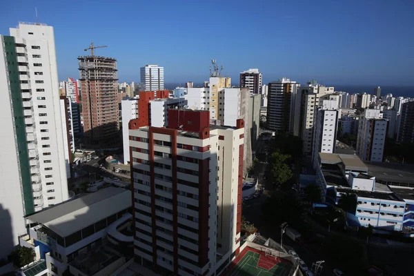 Salvador Bahia Brazil December 2017 Aerial View Villas Neighborhood Pituba — Stock Photo, Image