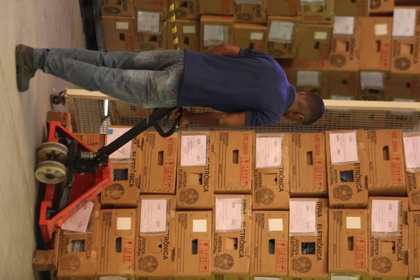 Salvador Bahia Brazil October 2018 Technicians Prepare Electronic Ballot Box — 스톡 사진