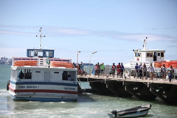 Vera Cruz Bahia Brazil August 2017 View Pier Mar Grande — Stock Photo, Image