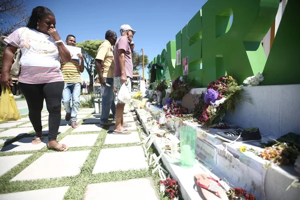 Vera Cruz Bahia Brasil Agosto 2017 Observam Locais Onde Moradores — Fotografia de Stock