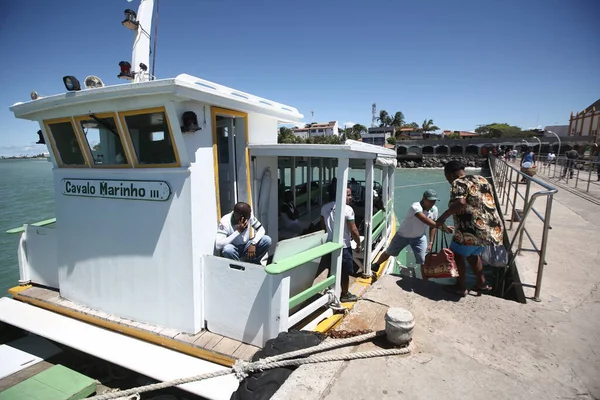 Vera Cruz Bahia Bbrazil Srpen 2017 Pohled Molo Mar Grande — Stock fotografie