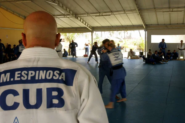 Salvador Bahia Brasil Octubre 2012 Atleta Judo Ven Durante Torneo —  Fotos de Stock