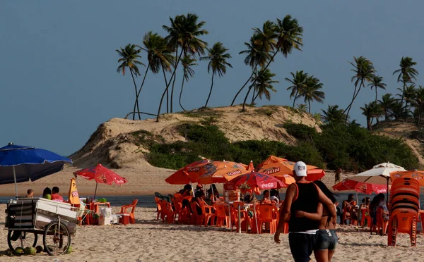 Conder Bahia Brazil Settembre 2012 Giovane Uomo Visto Alla Spiaggia — Foto Stock
