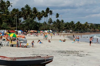 madre de deus, bahia / brazil - October 1, 2012: View of the beach in the center of Madre de Deus. *** Local Caption ***