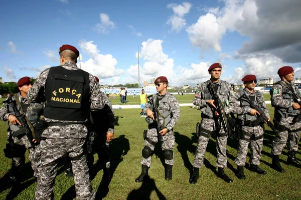 Ilheus Bahia Brazil May 2012 National Force Agents Seen Doing — 图库照片
