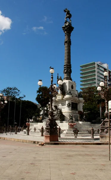 Salvador Bahia Brazil Settembre 2012 Monumento Artitisco Alla Praca Campo — Foto Stock