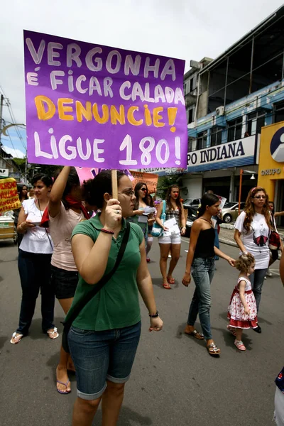 Itabuna Bahia Brasil Outubro 2011 Mulheres Participam Marcha Das Vagabundas — Fotografia de Stock