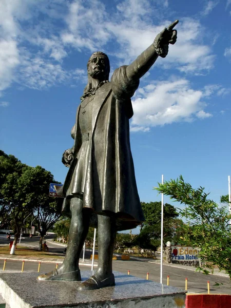 Porto Seguro Bahia Brazil December 2009 Statue Pedro Alvares Cabral — 图库照片